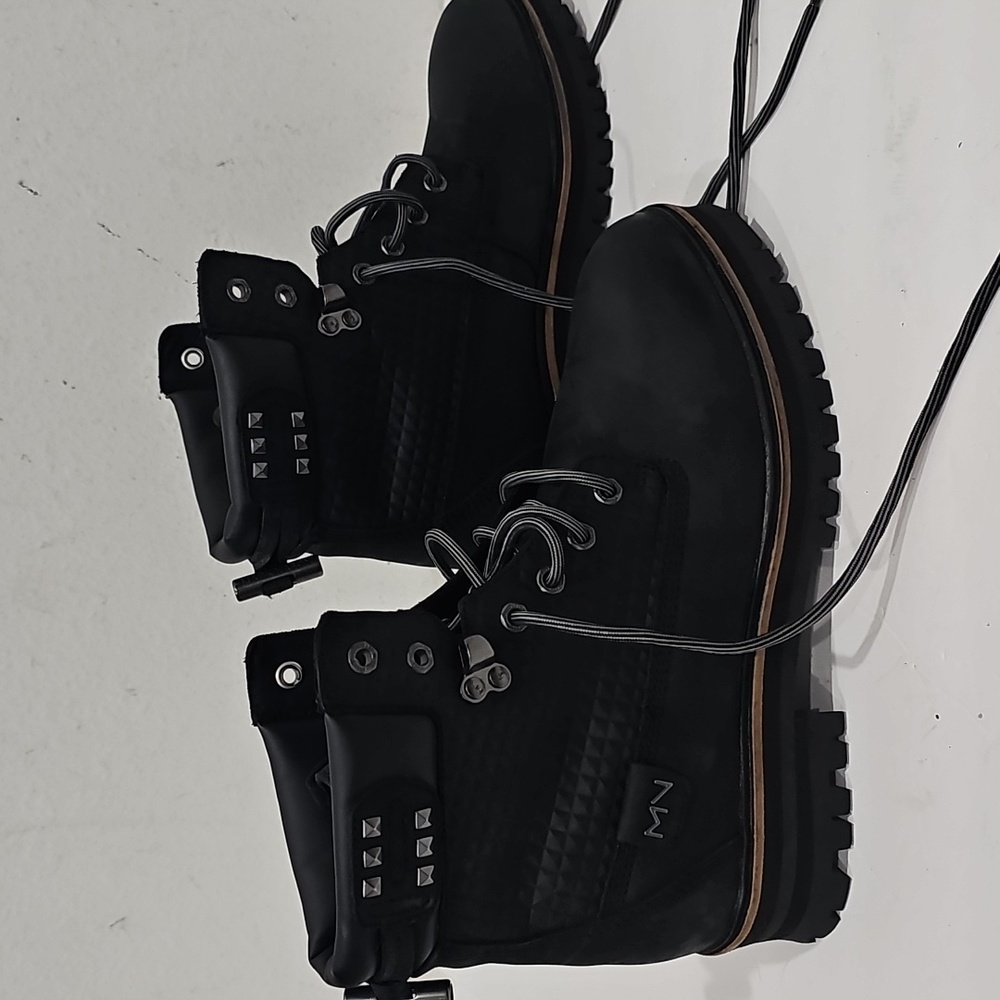 Mark Nason- Lumber Jill - Mulberry  Black Size 8.5 Leather